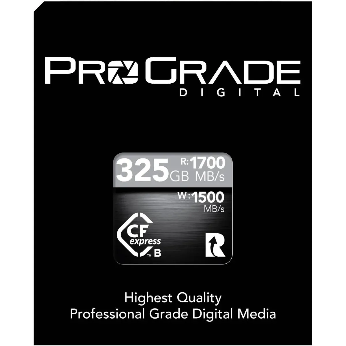 ProGrade Digital Cobalt 325GB CFexpress 2.0 Type B 1700MB/s Memory Card