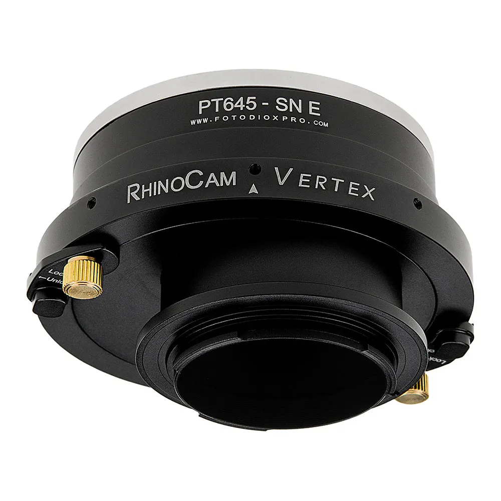 RhinoCam Vertex Rotating Stitching Adapter, Compatible with Pentax 645 (P645) Mount SLR Lens to Sony Alpha E-Mount Mirrorless Cameras