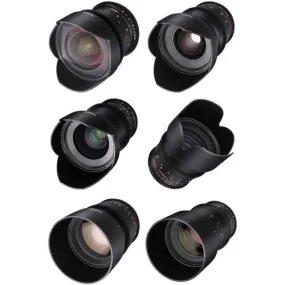 Rokinon 6 Cine Lens Set - EF Mount