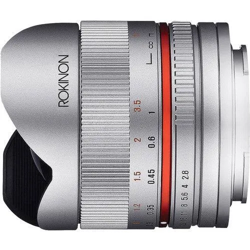 Rokinon 8mm f/2.8 UMC Fisheye II Lens for Samsung NX Mount (Silver)