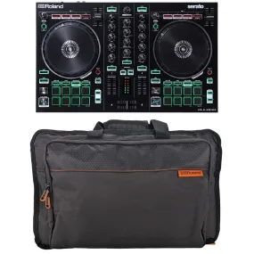 Roland DJ-202 DJ Controller and CB-BDJ202 Soft Case Bundle