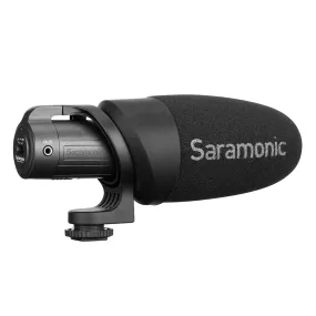 Saramonic CamMic  On-Camera Battery-Powered Shotgun Microphone for DSLR, Mirrorless & Video Cameras or Smartphones & Tablets