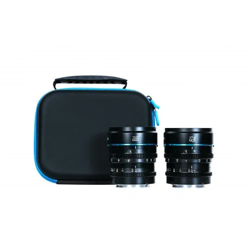 Sirui Nightwalker Series 16mm & 75mm T1.2 S35 Cine Twin Lens Kit (Black)
