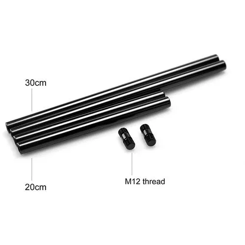 SmallRig Threaded 15mm Aluminum Rod Pack with Connectors