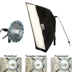 Smith-Victor SBL-1236 - 12" x 36" Economy Softbox with SBL-1 Light