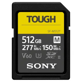Sony Tough Series 512GB SDXC UHS-II 277MB/s Memory Card - V60
