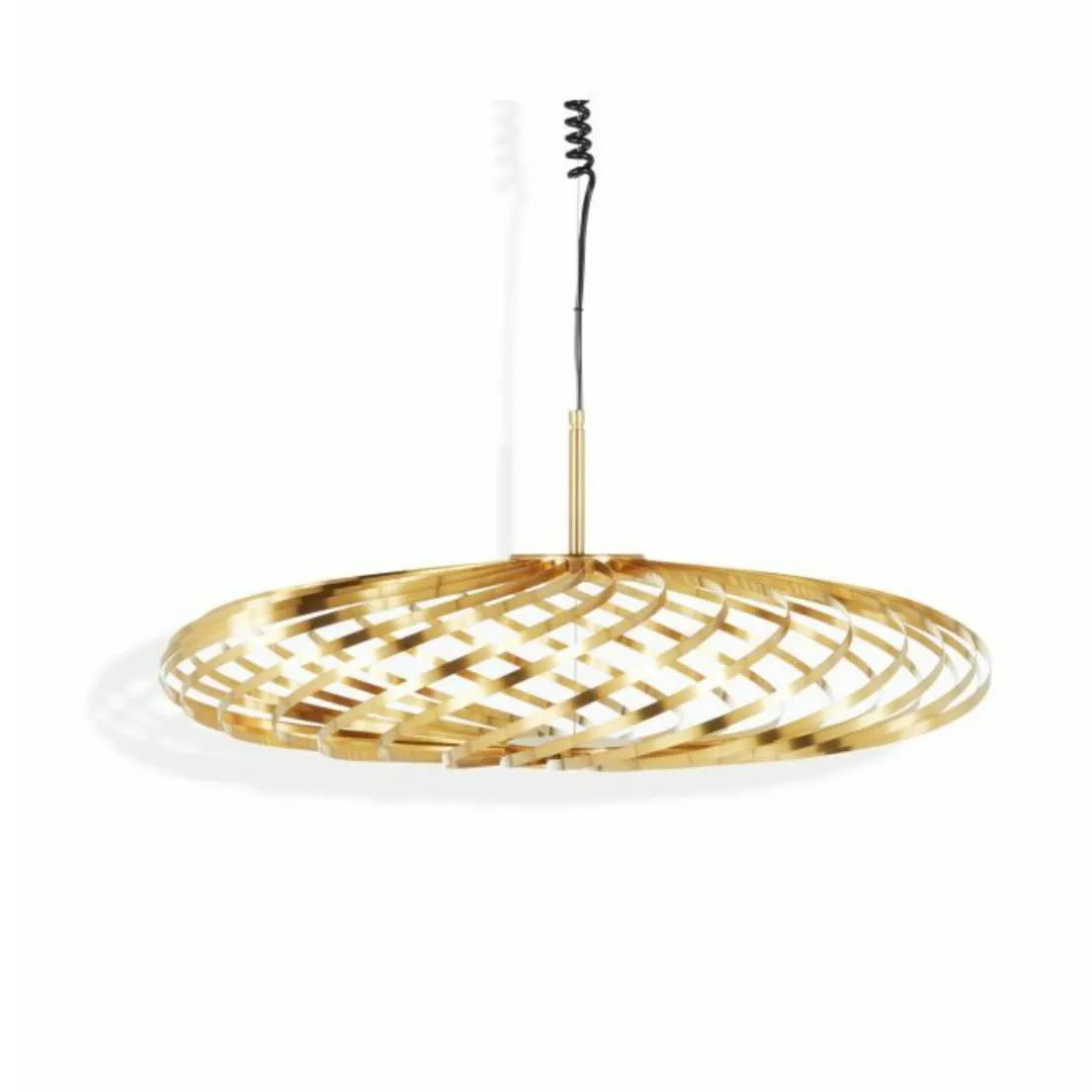 Spring Pendant, Brass - Small