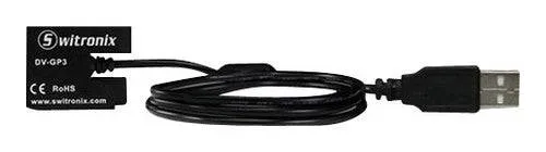 Switronix DVGP3USBPS GoPro 3/3  Battery Eliminator USB Power 10-Feet Cable with AC Adaptor (Black)