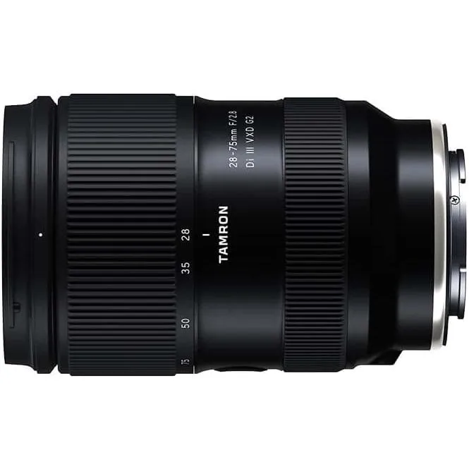 TAMRON - 28-75mm F/2.8 Di III VXD G2 - Zoom lens for Full-frame Mirrorless Sony cameras - Model A063 Black - New