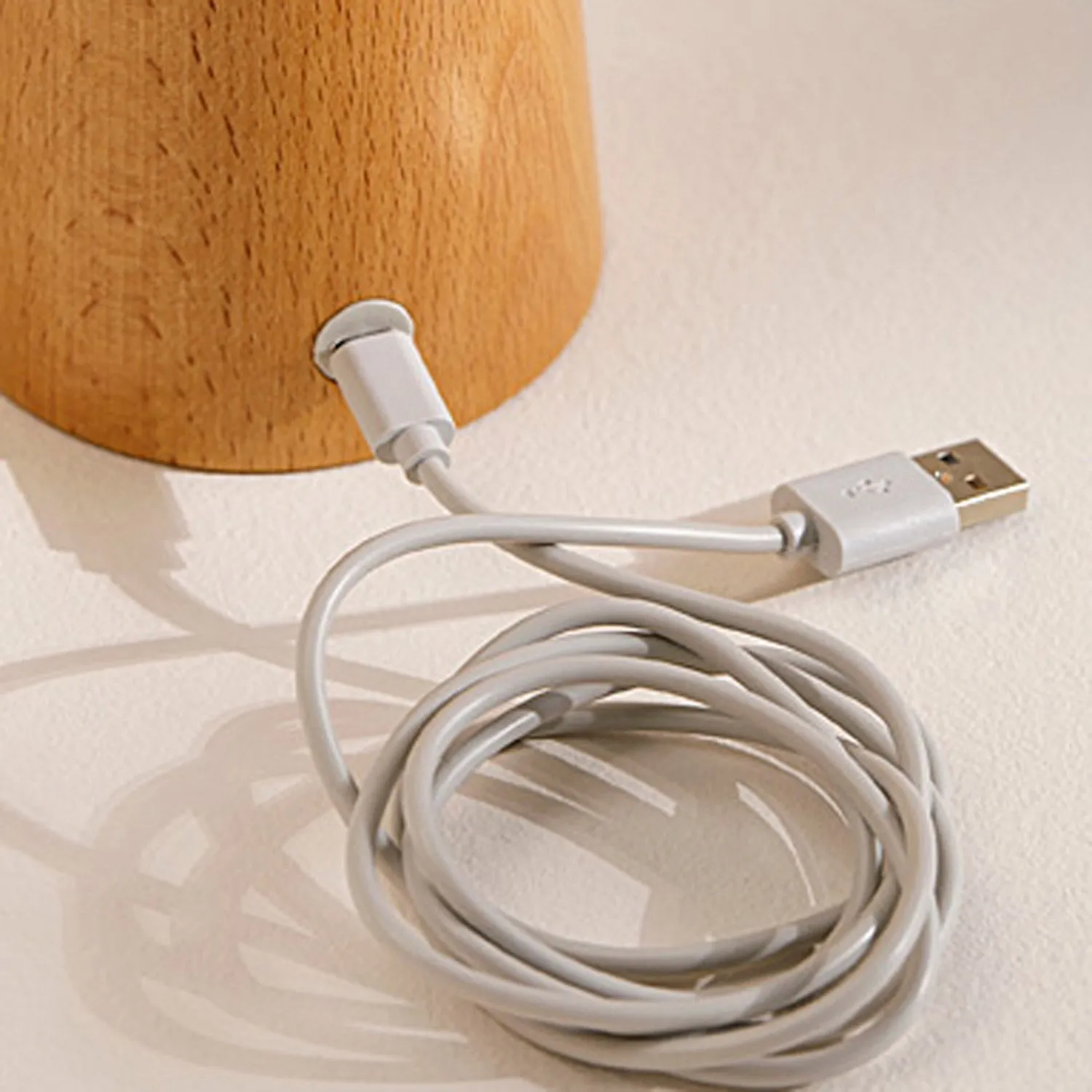 The Decent Living Beech Wood Portable Night Light (Set of 2)