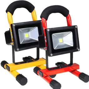 TheLAShop 10w Rechargeable Portable Cordless LED Flood Light Color Opt