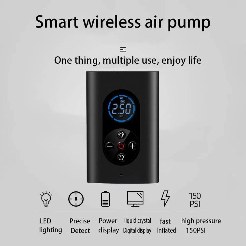 USB Rechargeable Intelligent Air Pump Car Portable