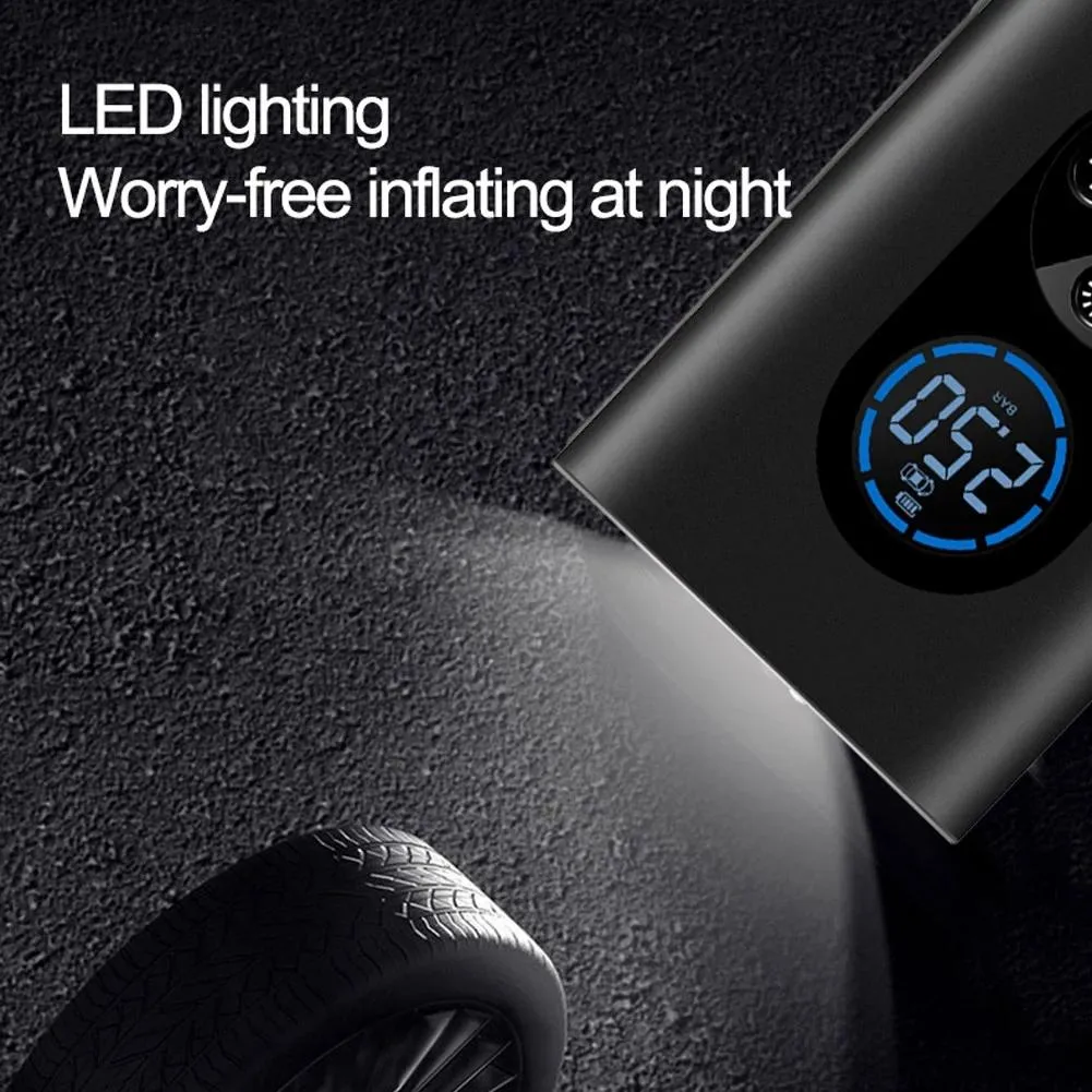USB Rechargeable Intelligent Air Pump Car Portable