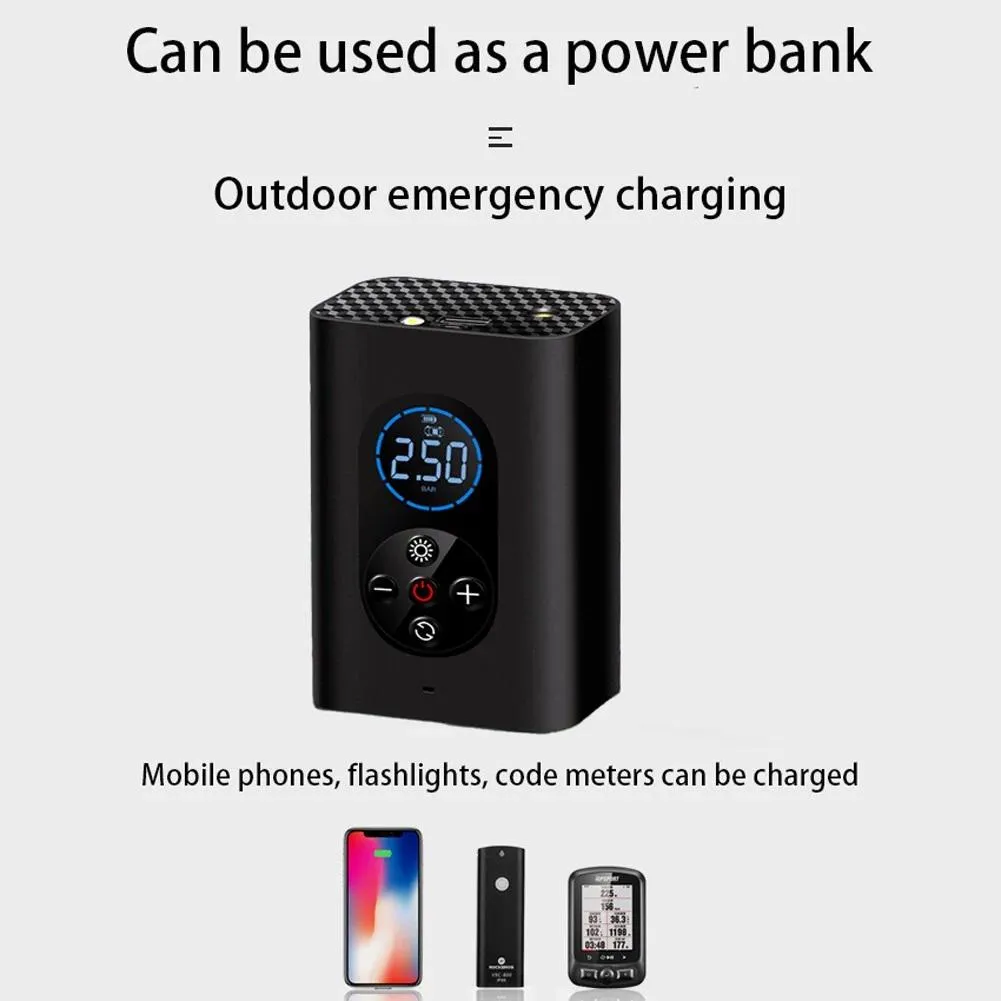 USB Rechargeable Intelligent Air Pump Car Portable