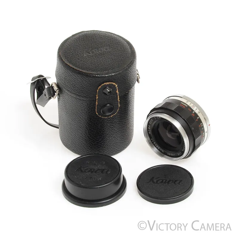 V. Rare Kowa SER Lens Kit, 28mm, 35mm, 50mm, 100mm, 135mm, 200mm -Clean-