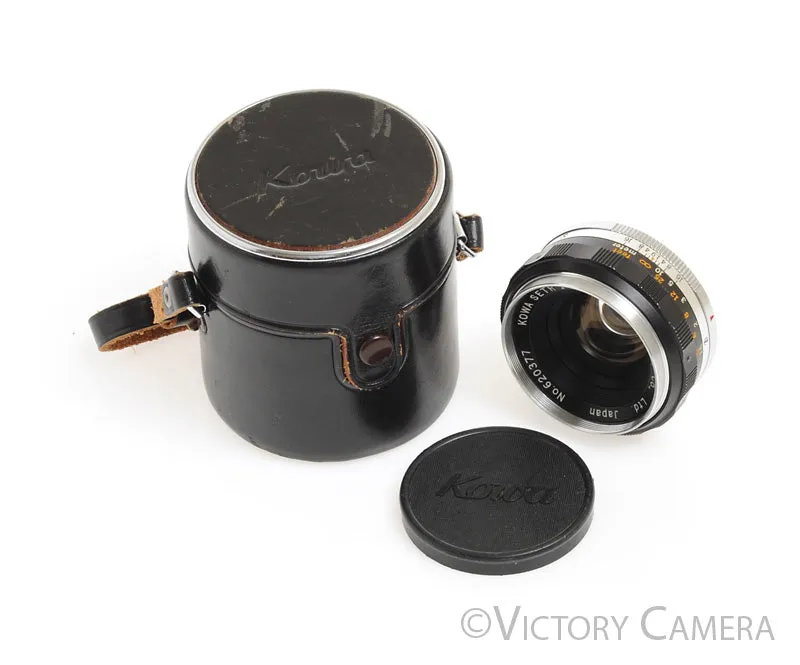 V. Rare Kowa SER Lens Kit, 28mm, 35mm, 50mm, 100mm, 135mm, 200mm -Clean-