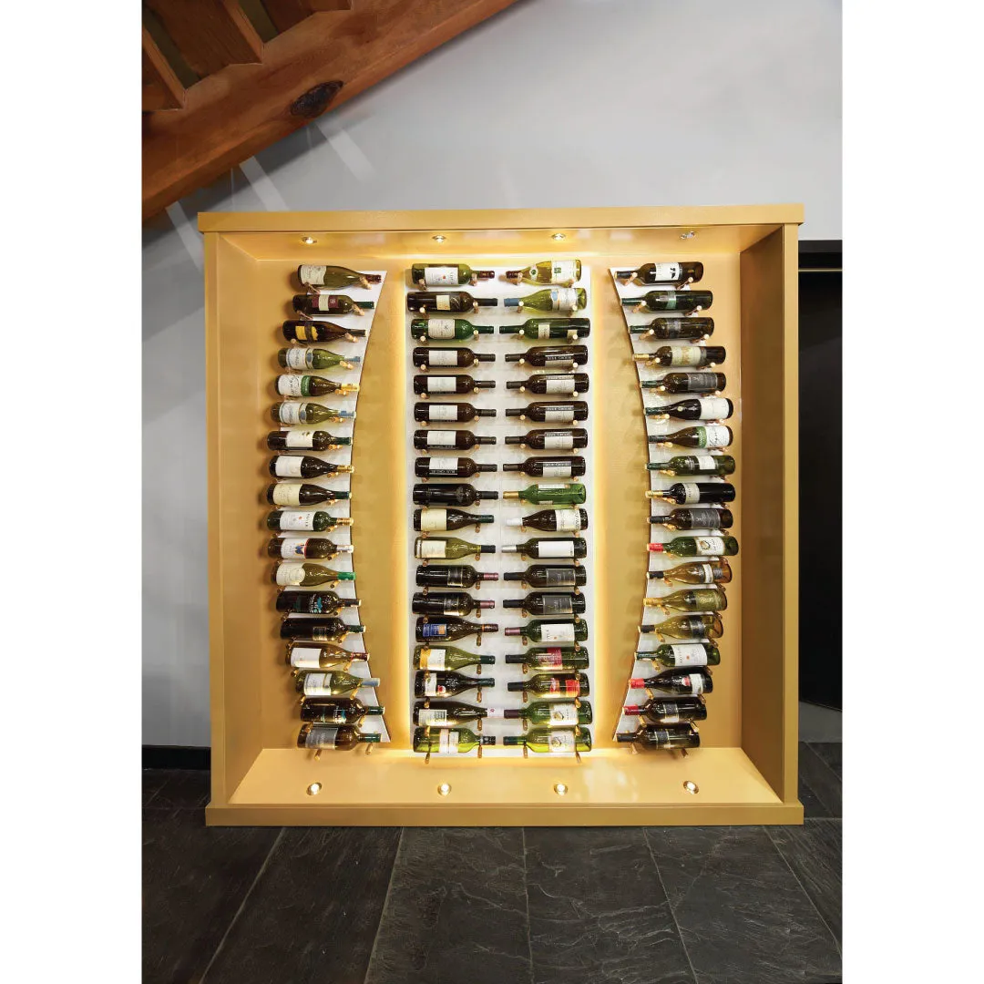 VINdustry Wine Peg & Panel Kit - 3 Foot Tall Rectangular, Label View Pegs