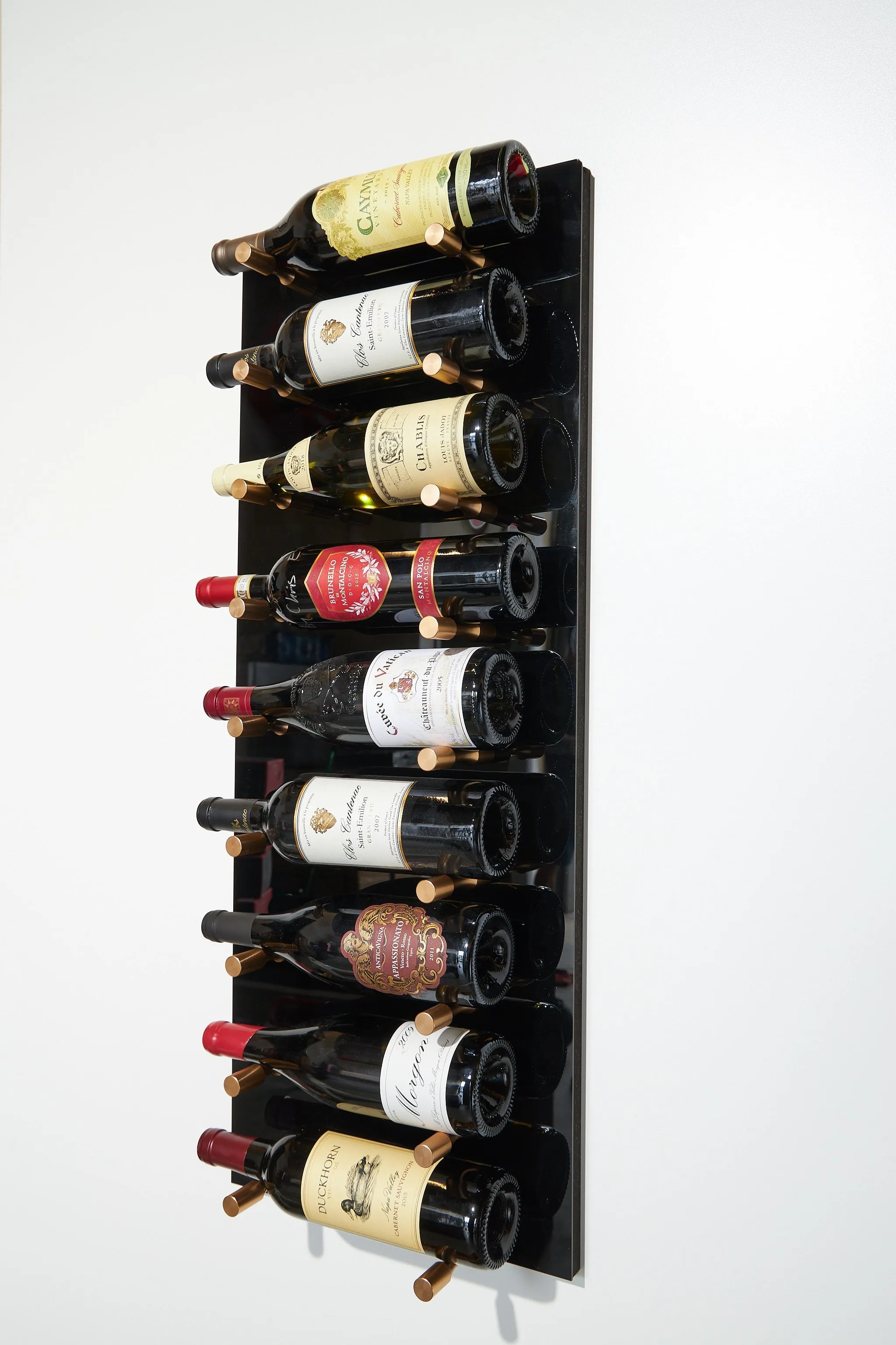 VINdustry Wine Peg & Panel Kit - 3 Foot Tall Rectangular, Label View Pegs