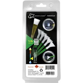 VisibleDust EZ Sensor Cleaning Kit PLUS with Sensor Clean, 5 x Green 1.3x Vswabs and Sensor Brush