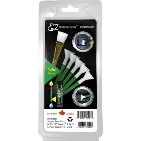 VisibleDust EZ Sensor Cleaning Kit PLUS with Sensor Clean, 5 x Green 1.6x Vswabs and Sensor Brush