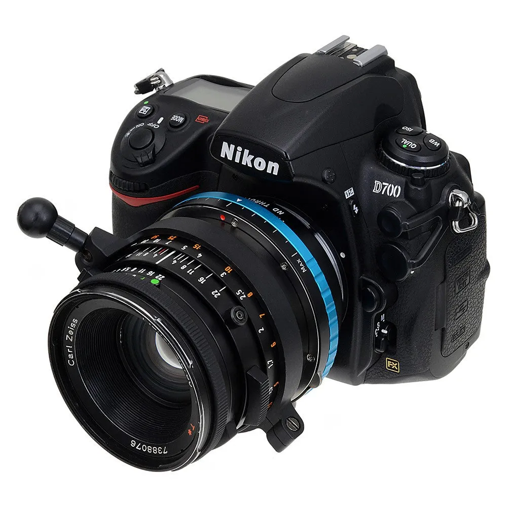 Vizelex ND Throttle Lens Mount Adapter - Hasselblad V-Mount SLR Lens to Nikon F Mount SLR Camera Body with Built-In Variable ND Filter (2 to 8 Stops)