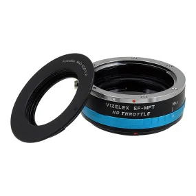 Vizelex ND Throttle Lens Mount Adapter - M42 Type 1 & 2 (42mm x1 Screw Mount) Lens to Micro Four Thirds (MFT, M4/3) Mount Mirrorless Camera Body with Built-In Variable ND Filter (2 to 8 Stops)