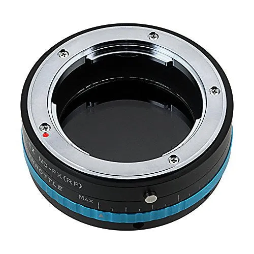 Vizelex ND Throttle Lens Mount Adapter - Minolta Rokkor (SR / MD / MC) SLR Lens to Fujifilm Fuji X-Series Mirrorless Camera Body with Built-In Variable ND Filter (2 to 8 Stops)
