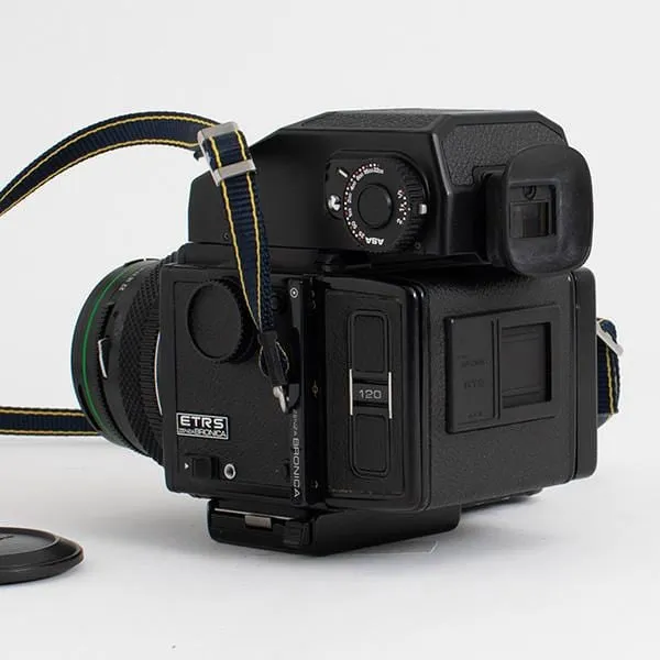 Zenza Bronica ETRS with 75mm F2.8 Lens and Grip