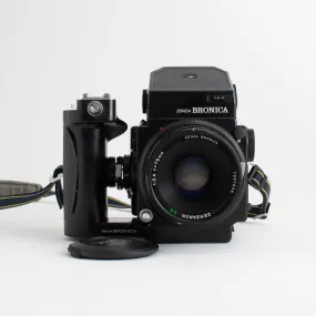 Zenza Bronica ETRS with 75mm F2.8 Lens and Grip